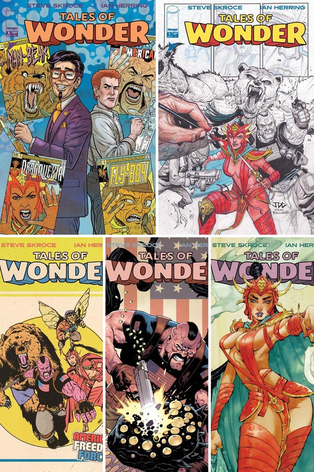 Tales Of Wonder #3 (Of 5) cover collage