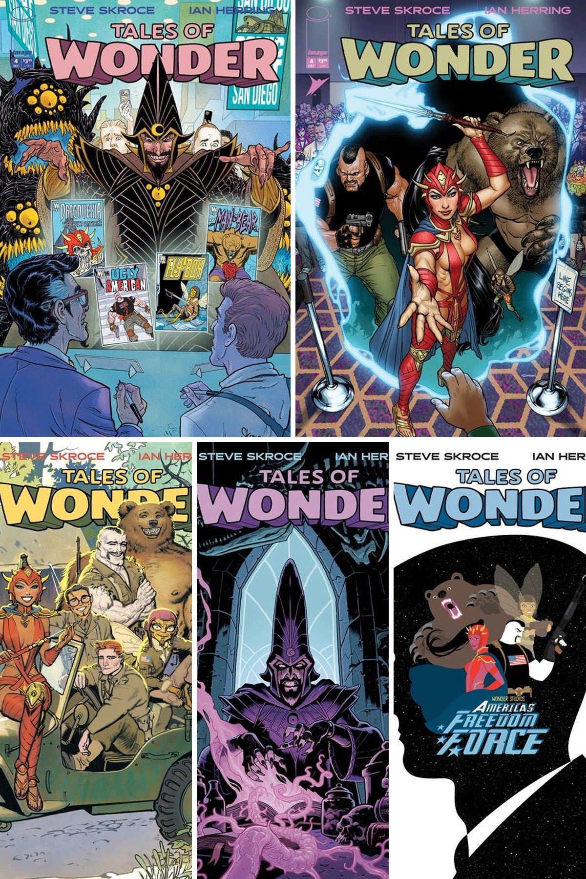 Tales of Wonder #4 (Of 5) cover collage
