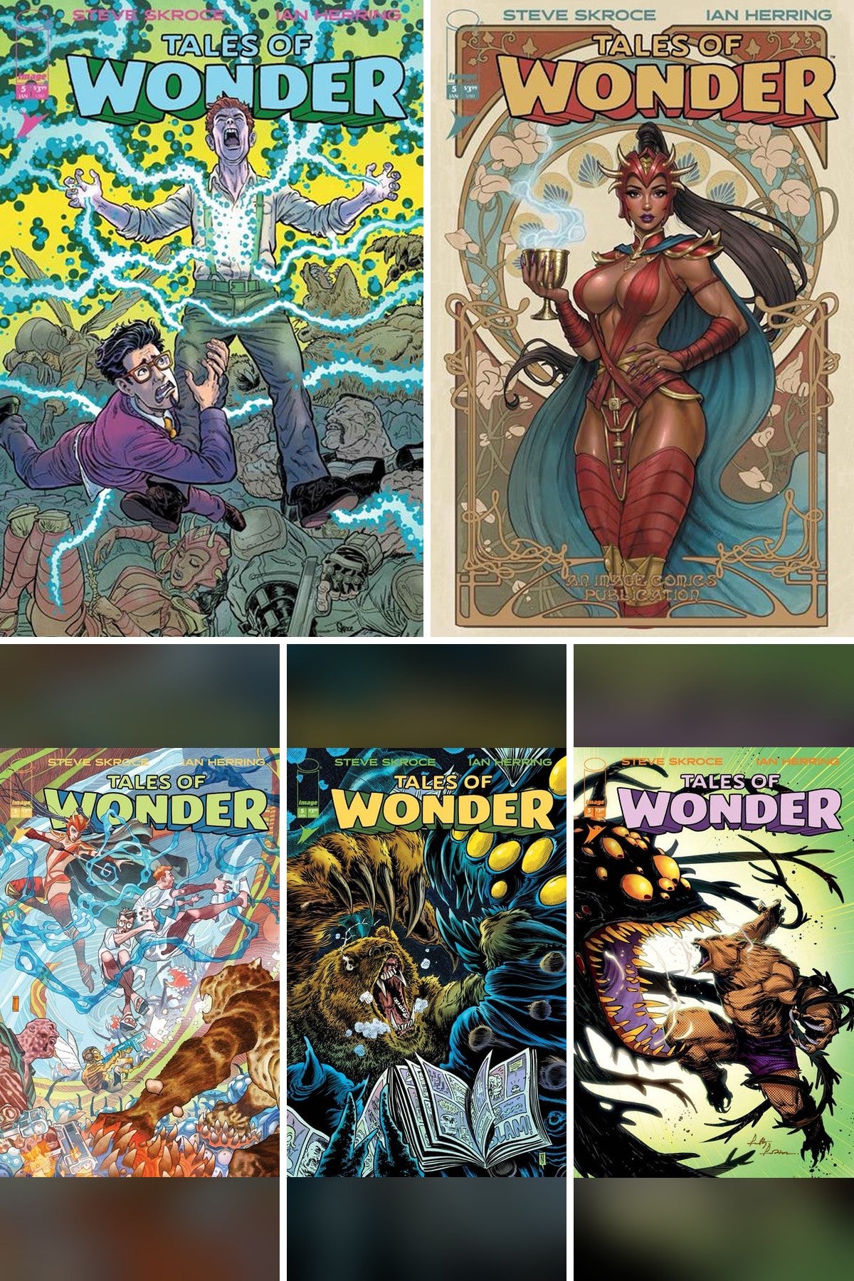 Tales Of Wonder #5 (Of 5) cover collage