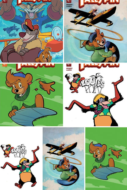 Talespin #3 cover collage