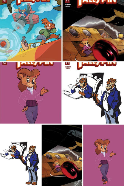 Talespin #4 cover collage