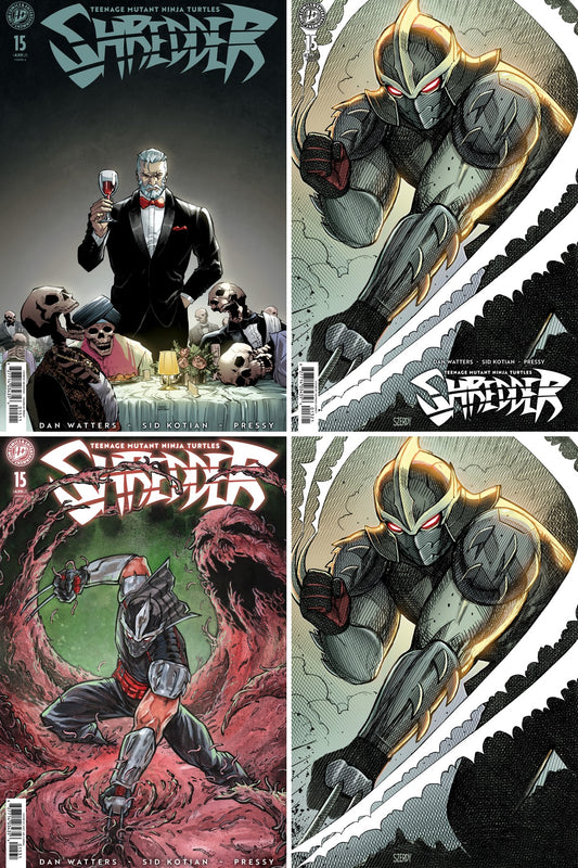 Teenage Mutant Ninja Turtles: Shredder #15 cover collage