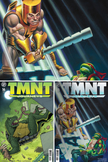 Teenage Mutant Ninja Turtles: Journeys #16 cover collage