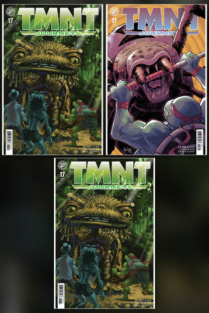 Teenage Mutant Ninja Turtles: Journeys #17 cover collage