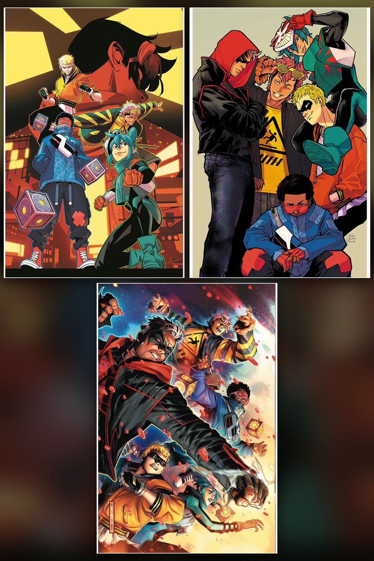 Teen Titans #1 2nd Printing cover collage