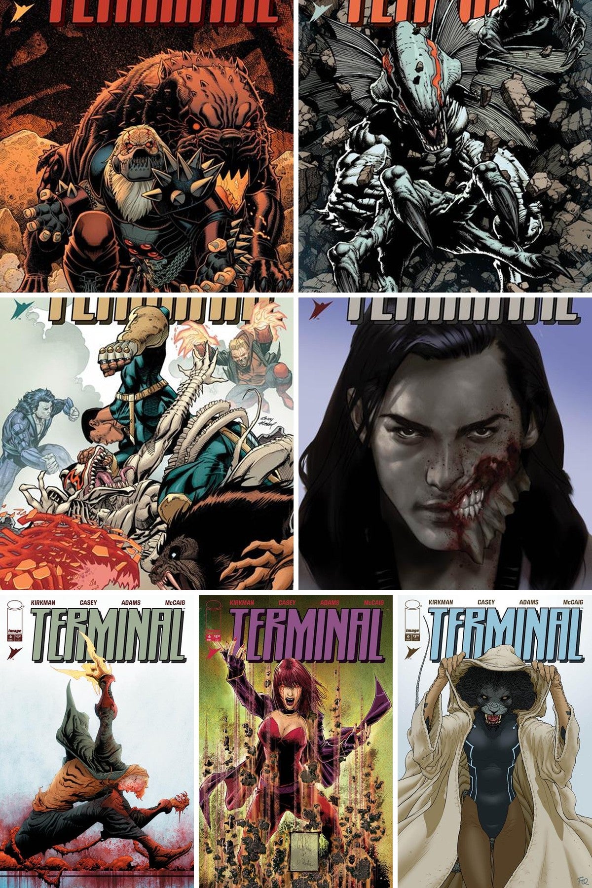 Terminal #6 cover collage