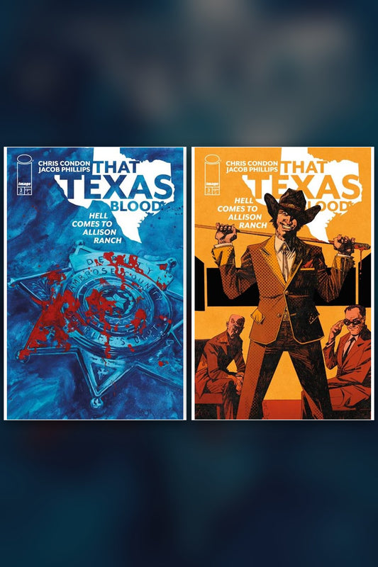 That Texas Blood: Hell Comes to Allison Ranch #3 (Of 6) cover collage