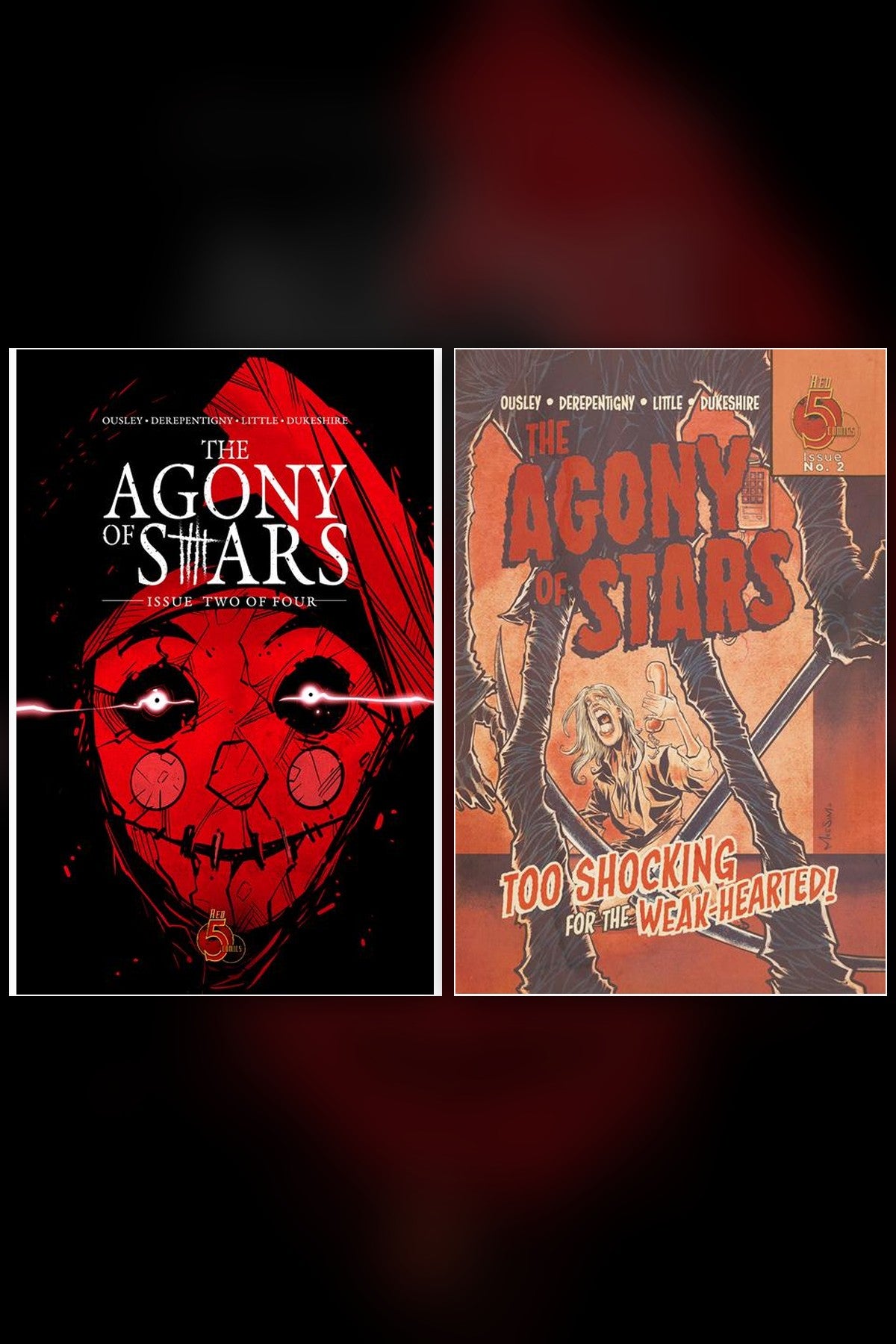 The Agony of Stars #2 (Of 4) cover collage