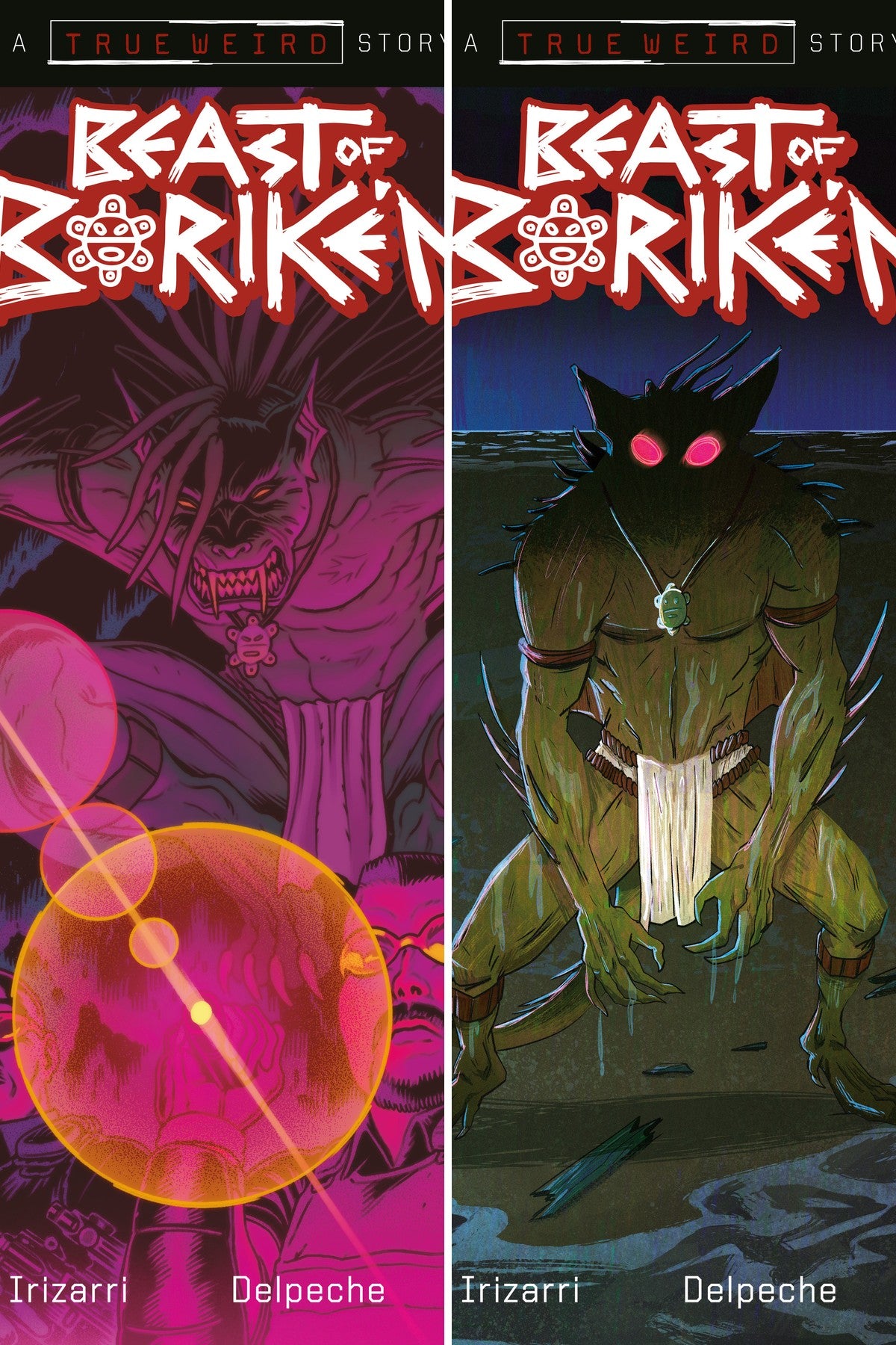 The Beast of Boriken #3 cover collage