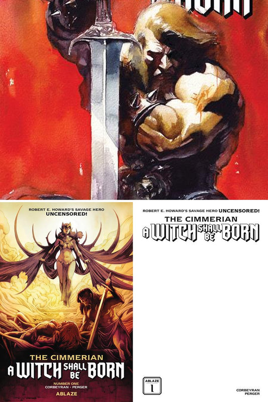 The Cimmerian: A Witch Shall Be Born #1 (Of 3) cover collage
