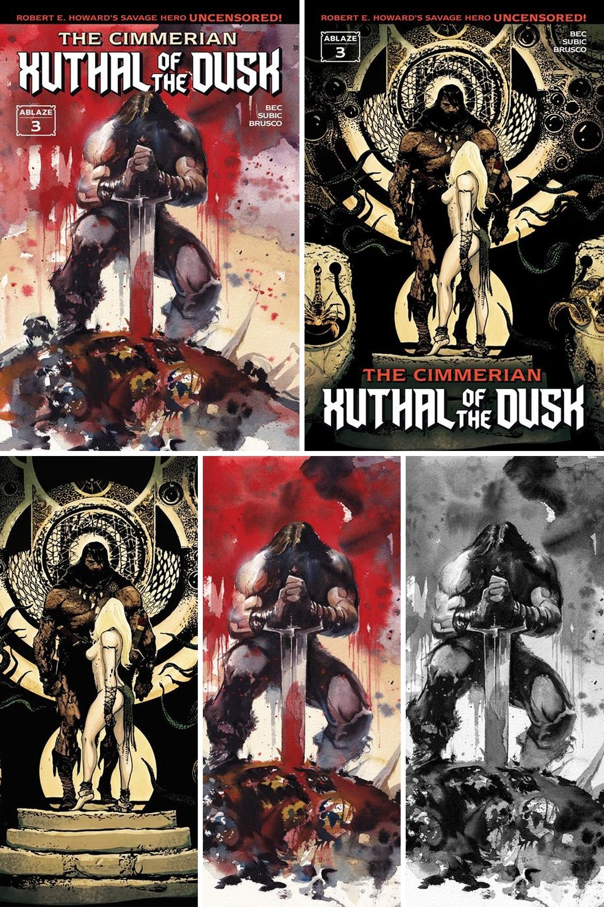 The Cimmerian Xuthal of the Dusk #3 (Of 3) cover collage