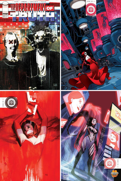 The Department Of Truth #39 cover collage