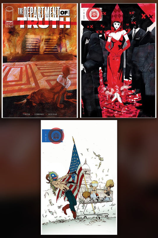 The Department Of Truth #40 cover collage
