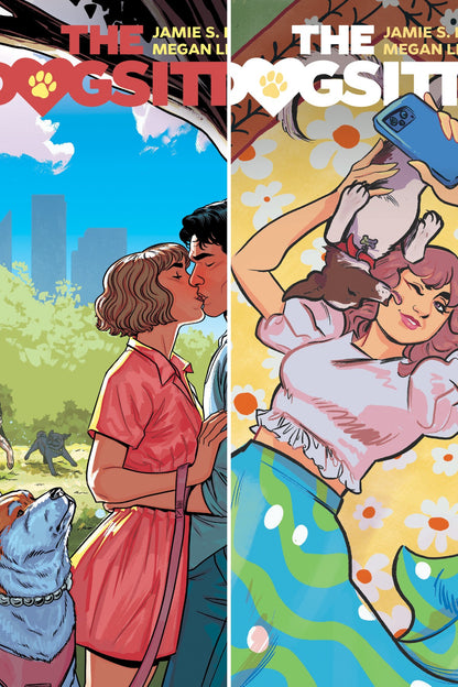 The Dogsitter #4 cover collage