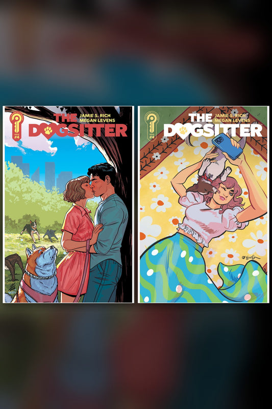 The Dogsitter #4 cover collage