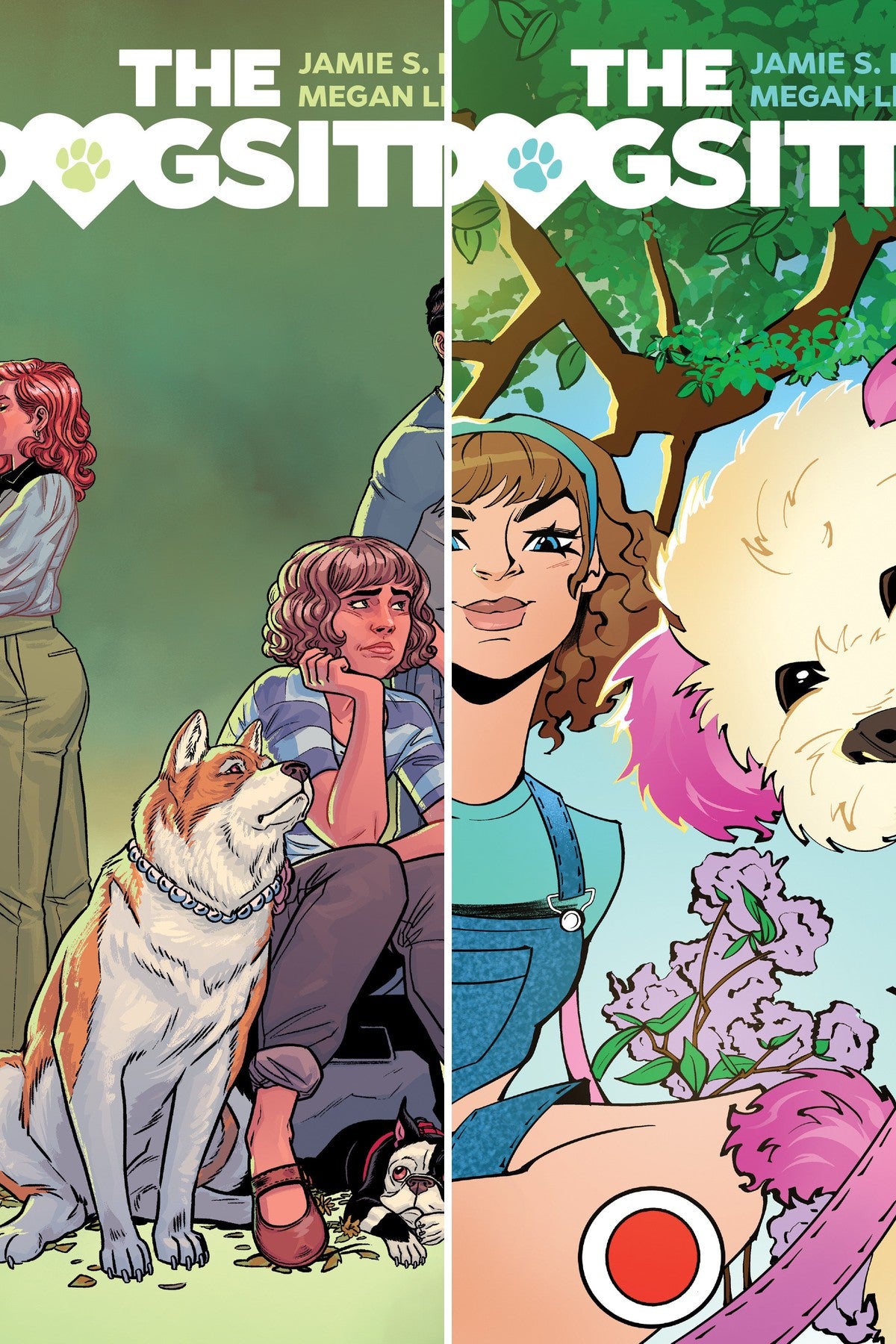 The Dogsitter #5 cover collage