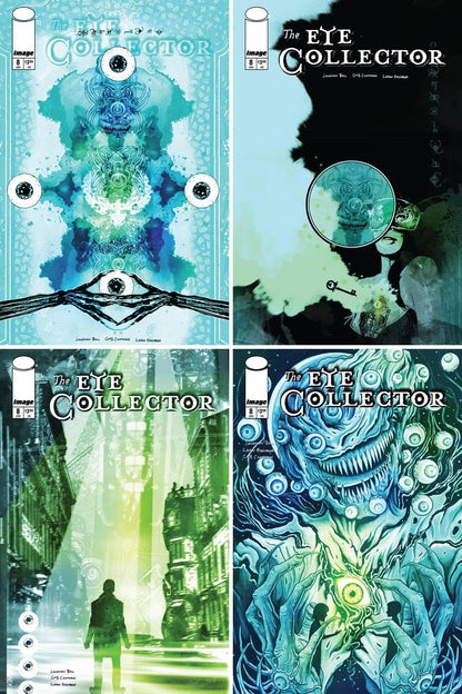 The Eye Collector #8 cover collage