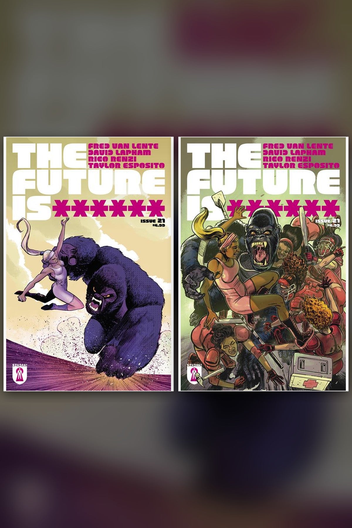 The Future Is ****** #21 cover collage