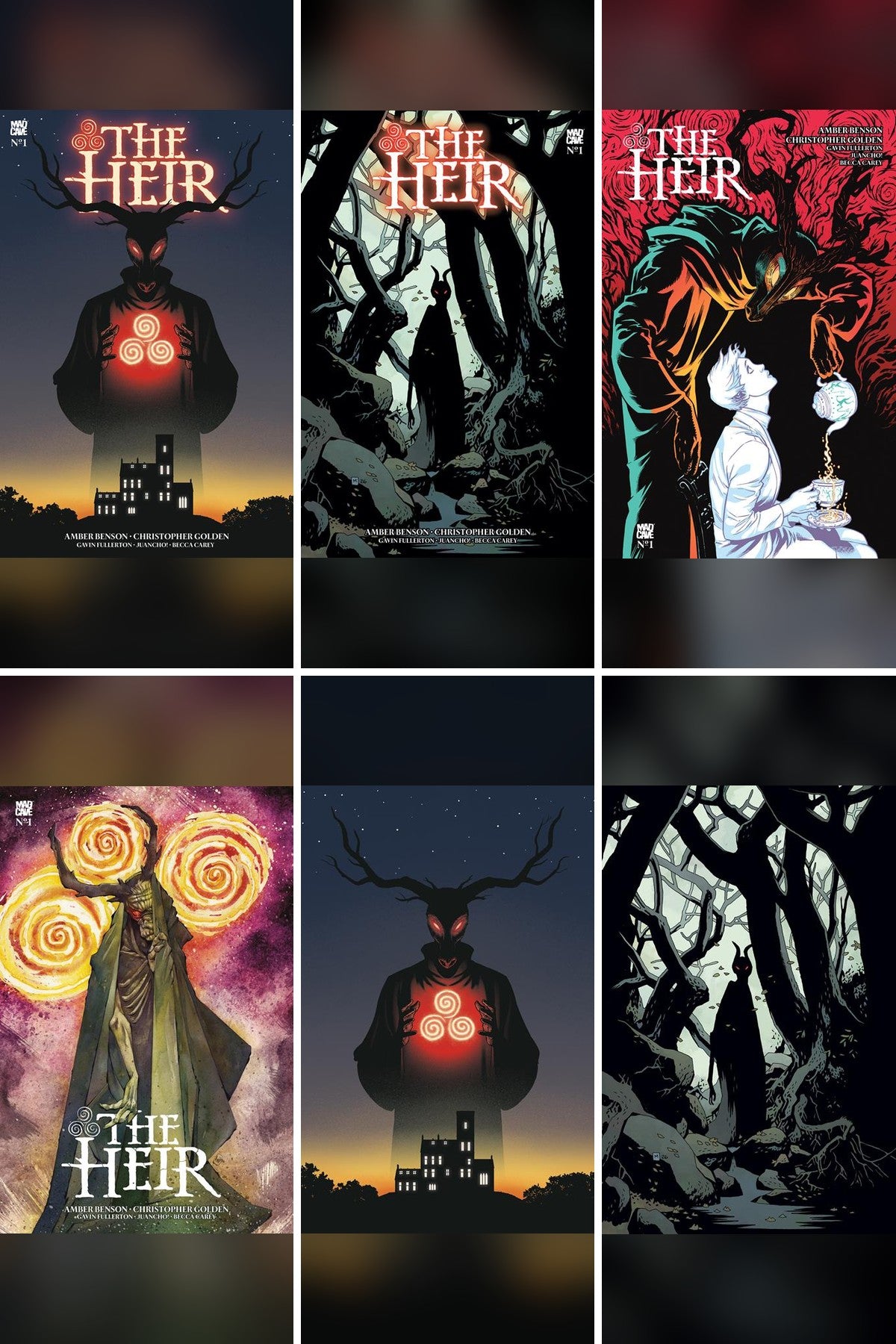 The Heir #1 (Of 5) cover collage