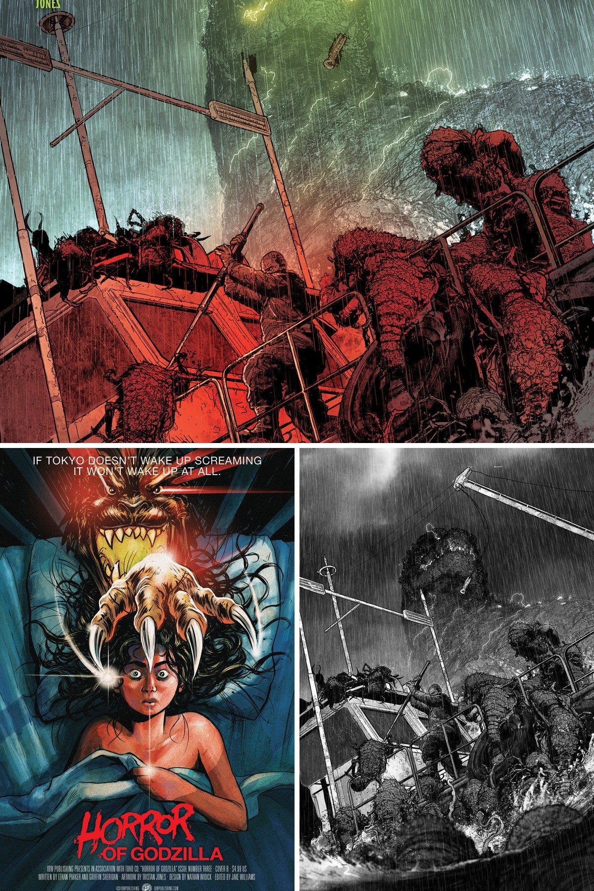 The Horror of Godzilla [Kai-Sei Era] #3 cover collage