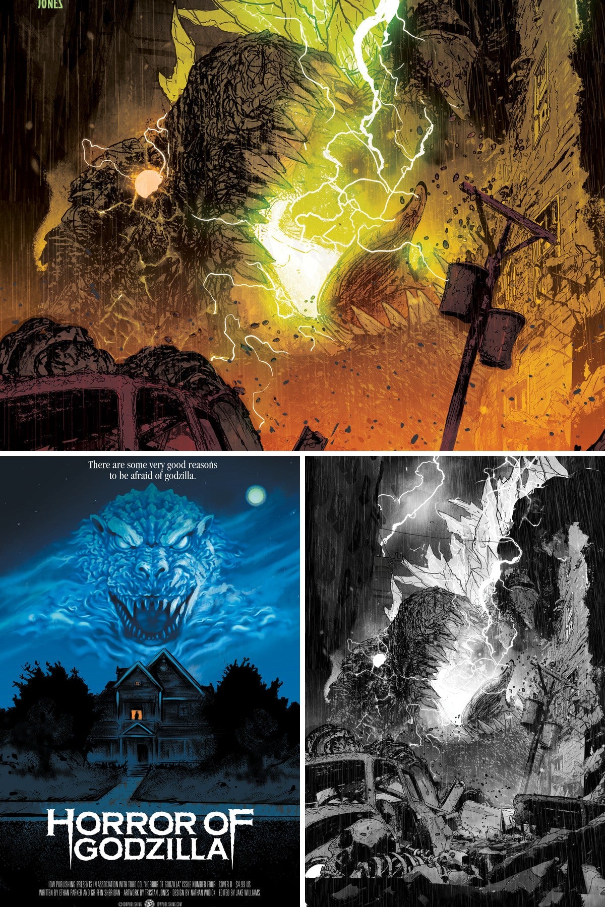 The Horror of Godzilla [Kai-Sei Era] #4 cover collage
