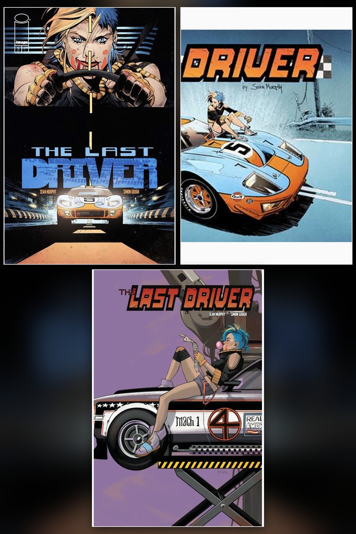 The Last Driver #5 (Of 5) cover collage