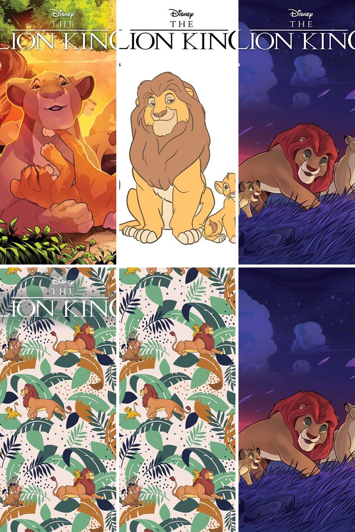 The Lion King #9 cover collage