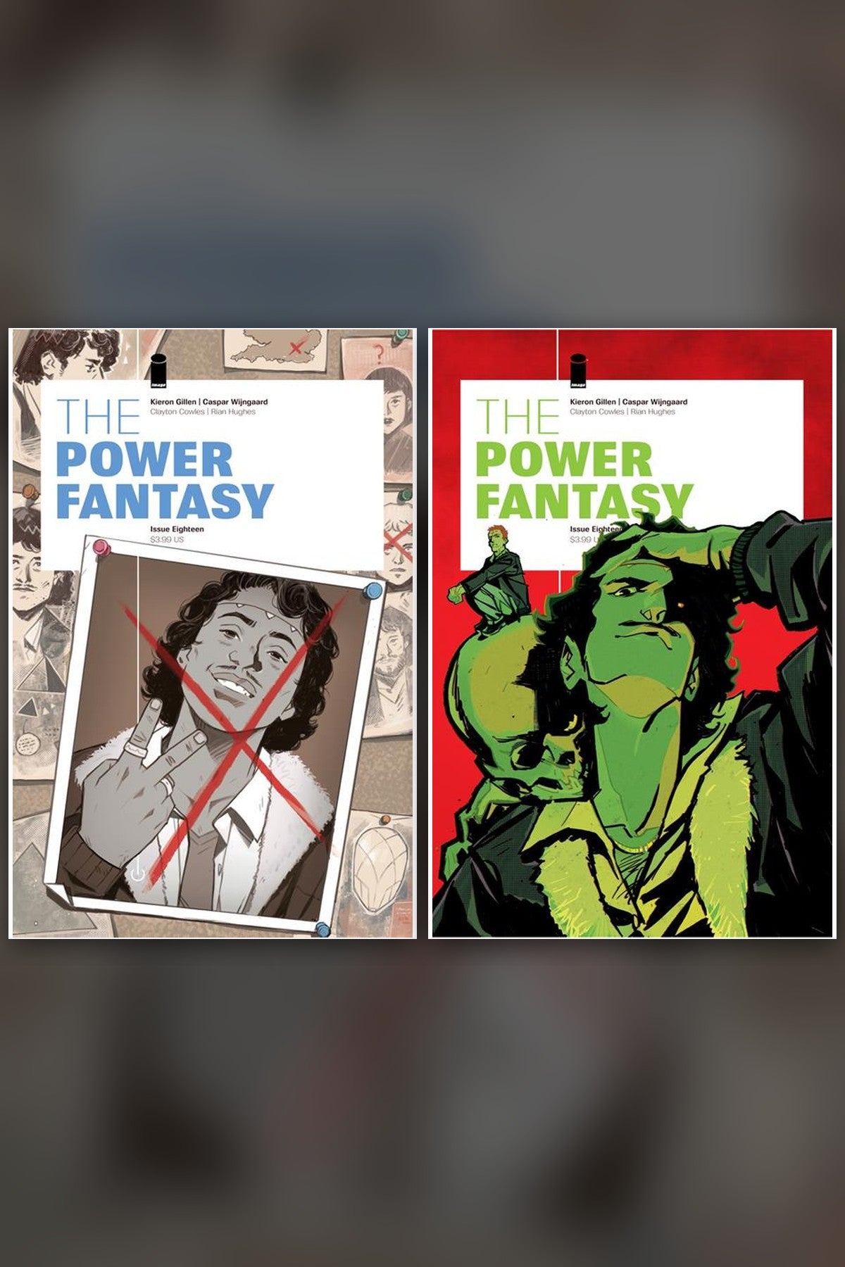The Power Fantasy #18 cover collage