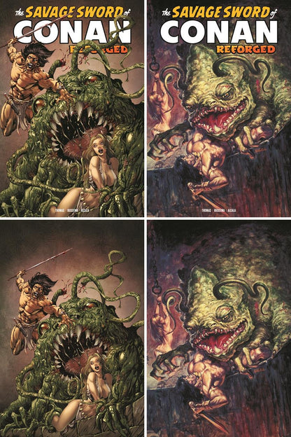 The Savage Sword Of Conan: Reforged #7 cover collage