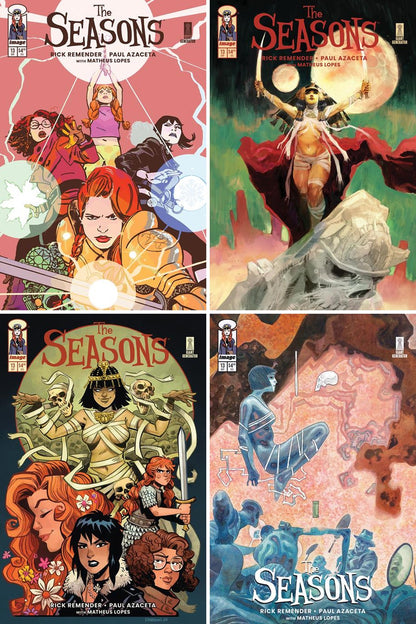 The Seasons #13 cover collage