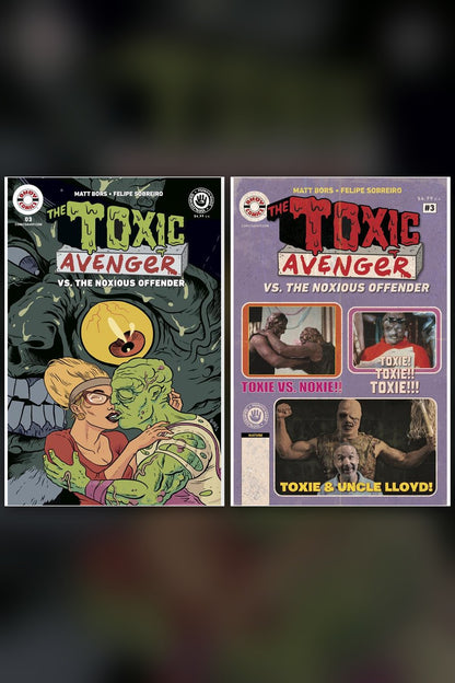 The Toxic Avenger Vs. The Noxious Offender #3 (Of 5) cover collage
