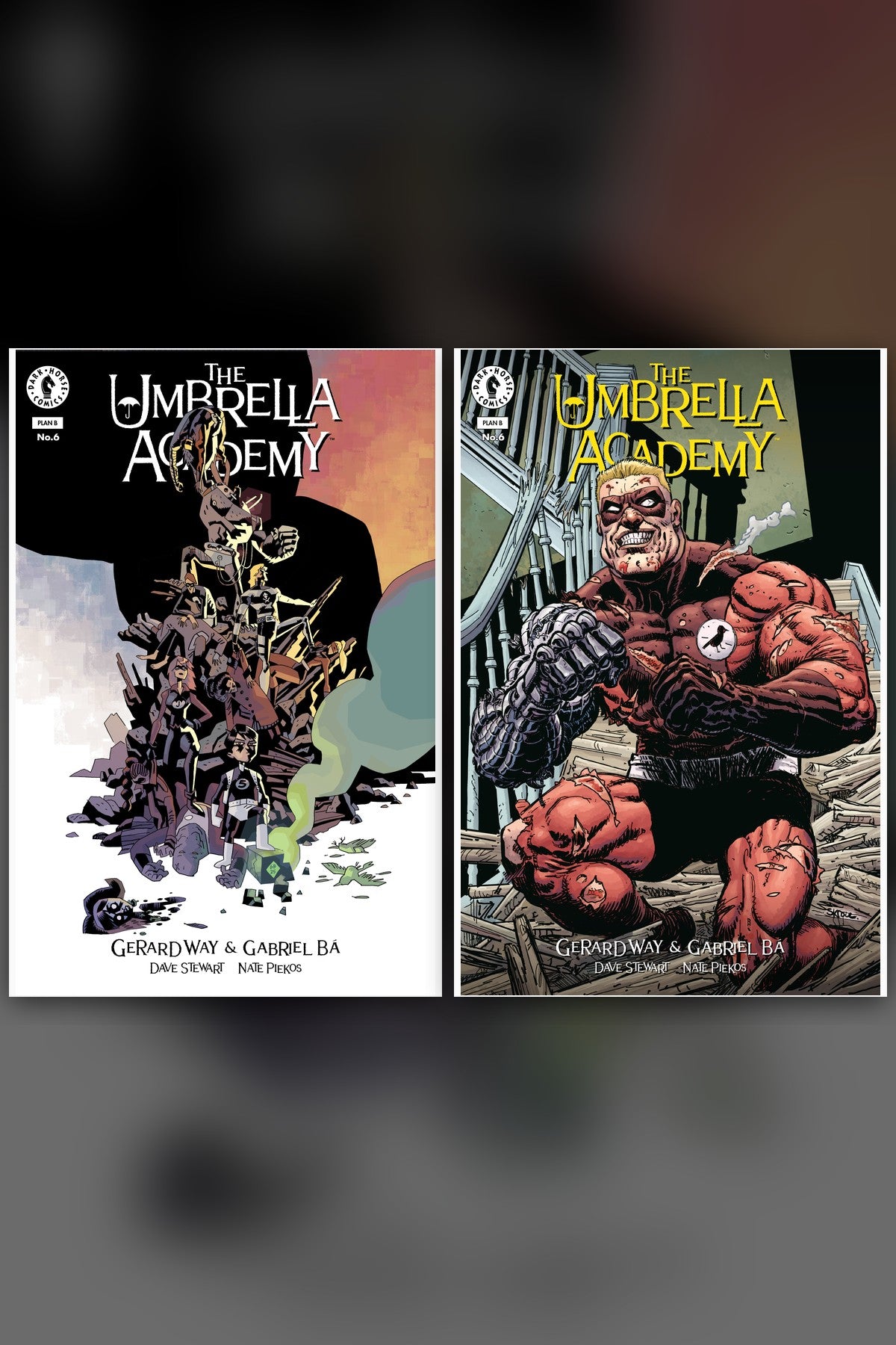 The Umbrella Academy: Plan B #6 cover collage