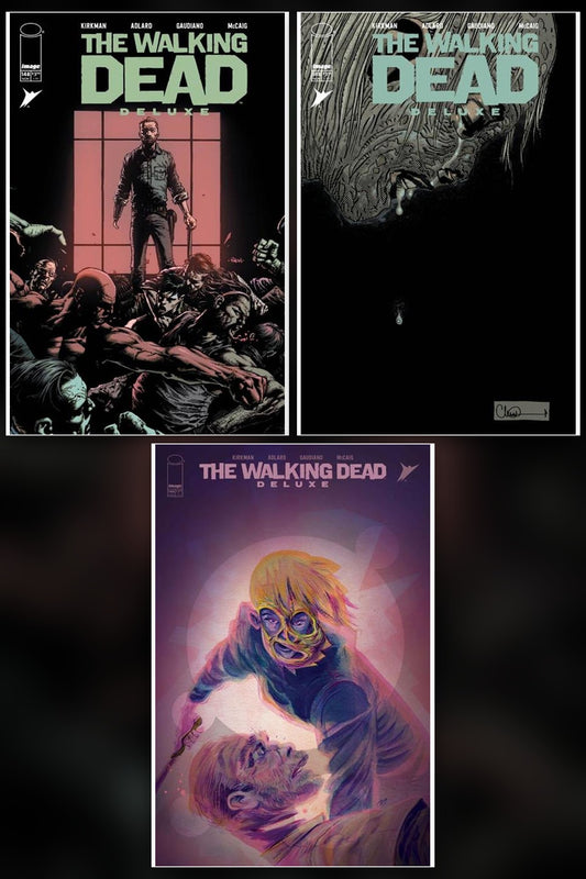 The Walking Dead Deluxe #148 cover collage