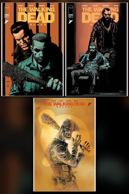 The Walking Dead Deluxe #149 cover collage