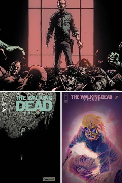 The Walking Dead Deluxe #148 cover collage