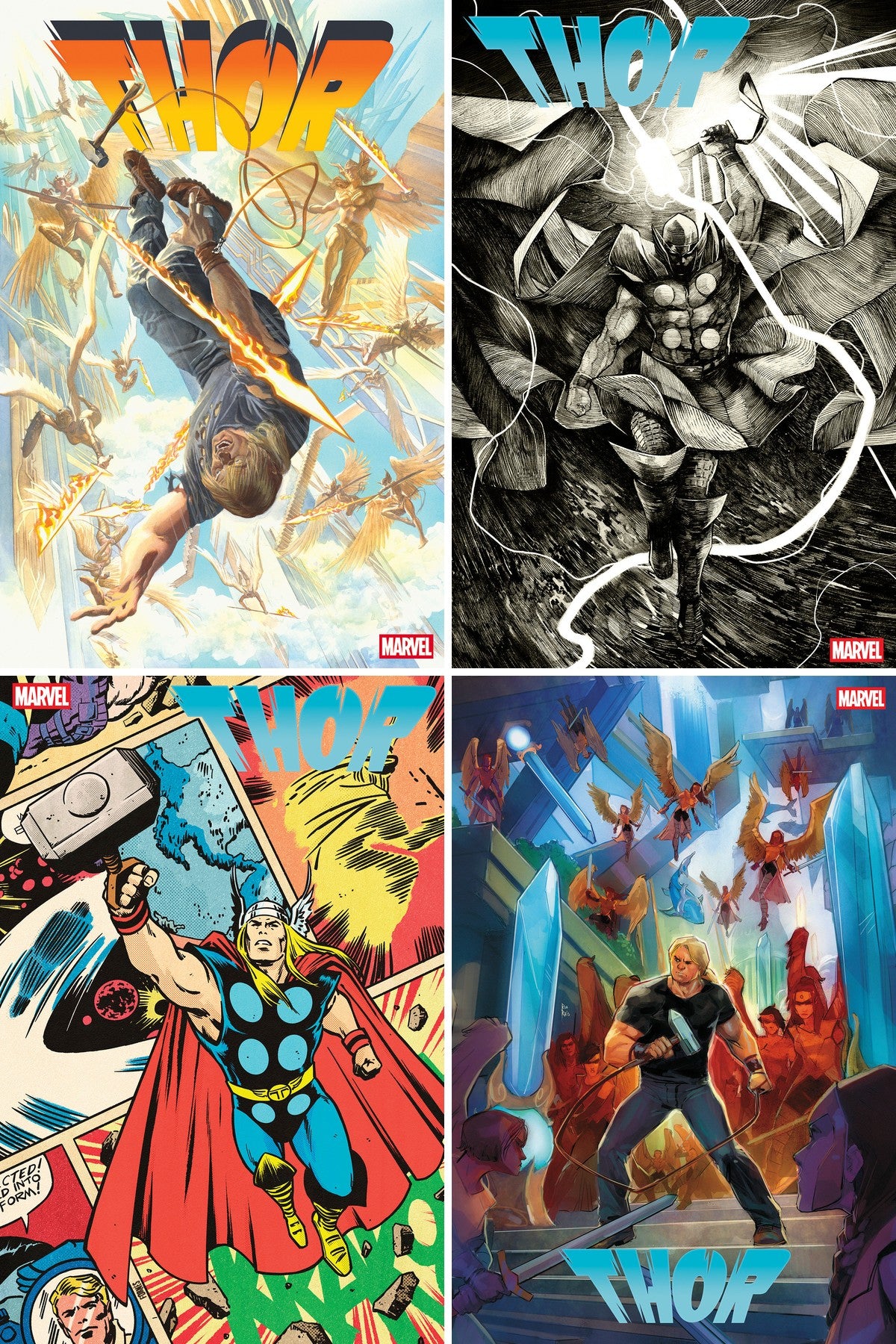 THOR #802 cover collage