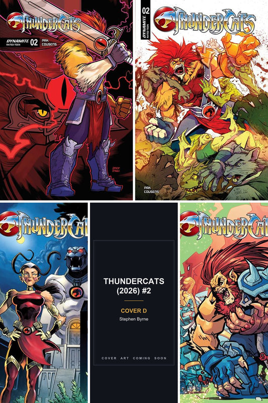 Thundercats (2026) #2 cover collage — Cover D art coming soon