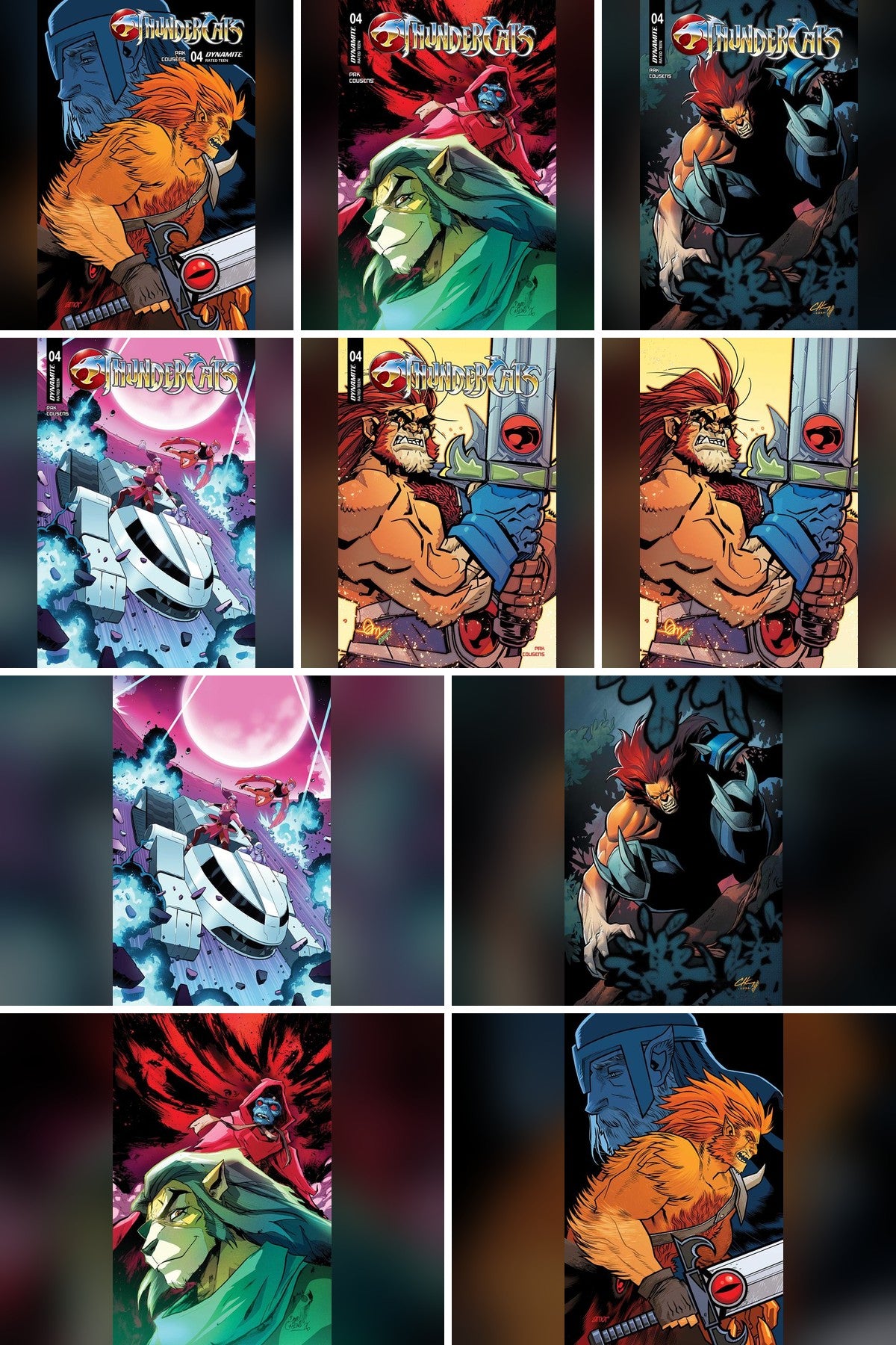 Thundercats (2026) #4 cover collage