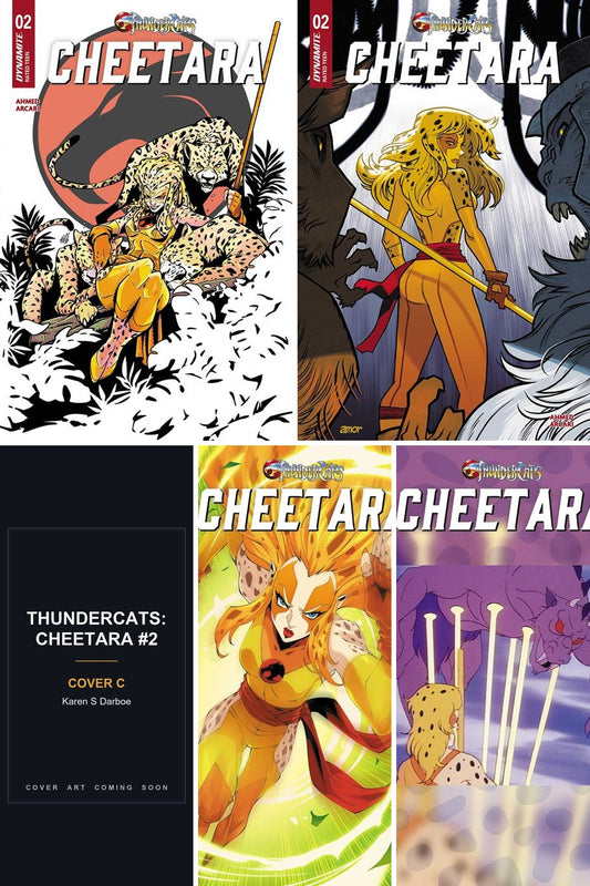 Thundercats: Cheetara #2 cover collage — Cover C art coming soon