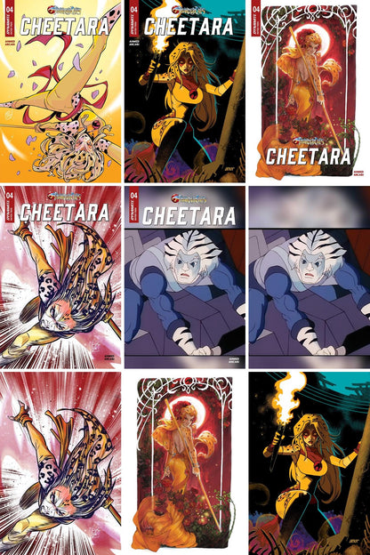 Thundercats: Cheetara #4 cover collage