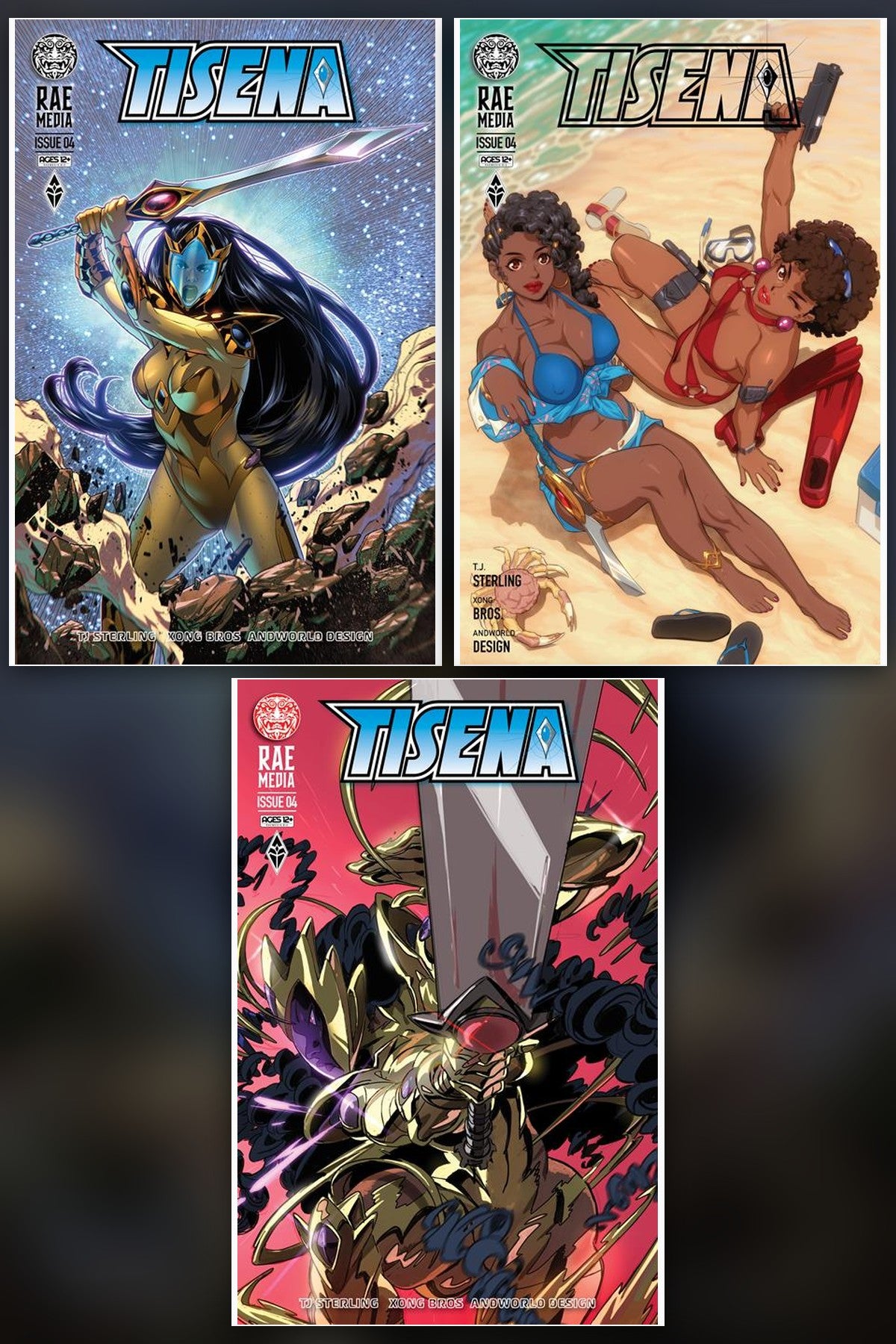 Tisena #4 cover collage
