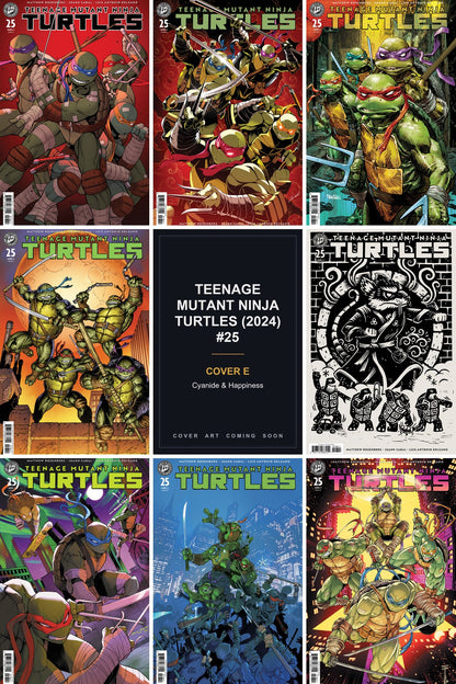 Teenage Mutant Ninja Turtles (2024) #25 cover collage - Cover E art coming soon