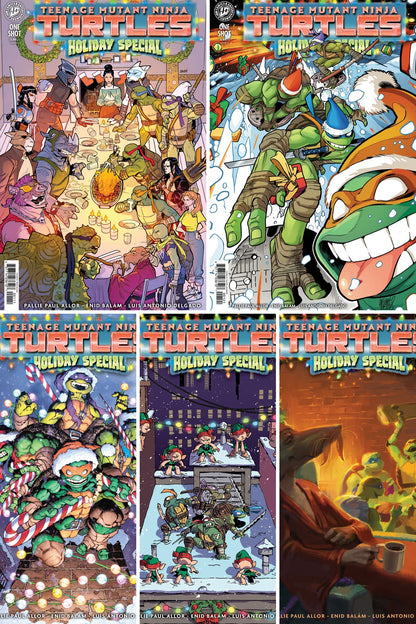 Teenage Mutant Ninja Turtles: Holiday Special cover collage