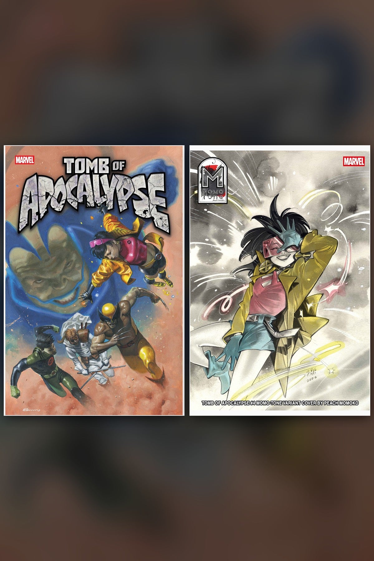 Tomb of Apocalypse #4 cover collage
