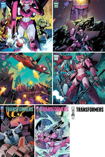 Transformers #37 cover collage