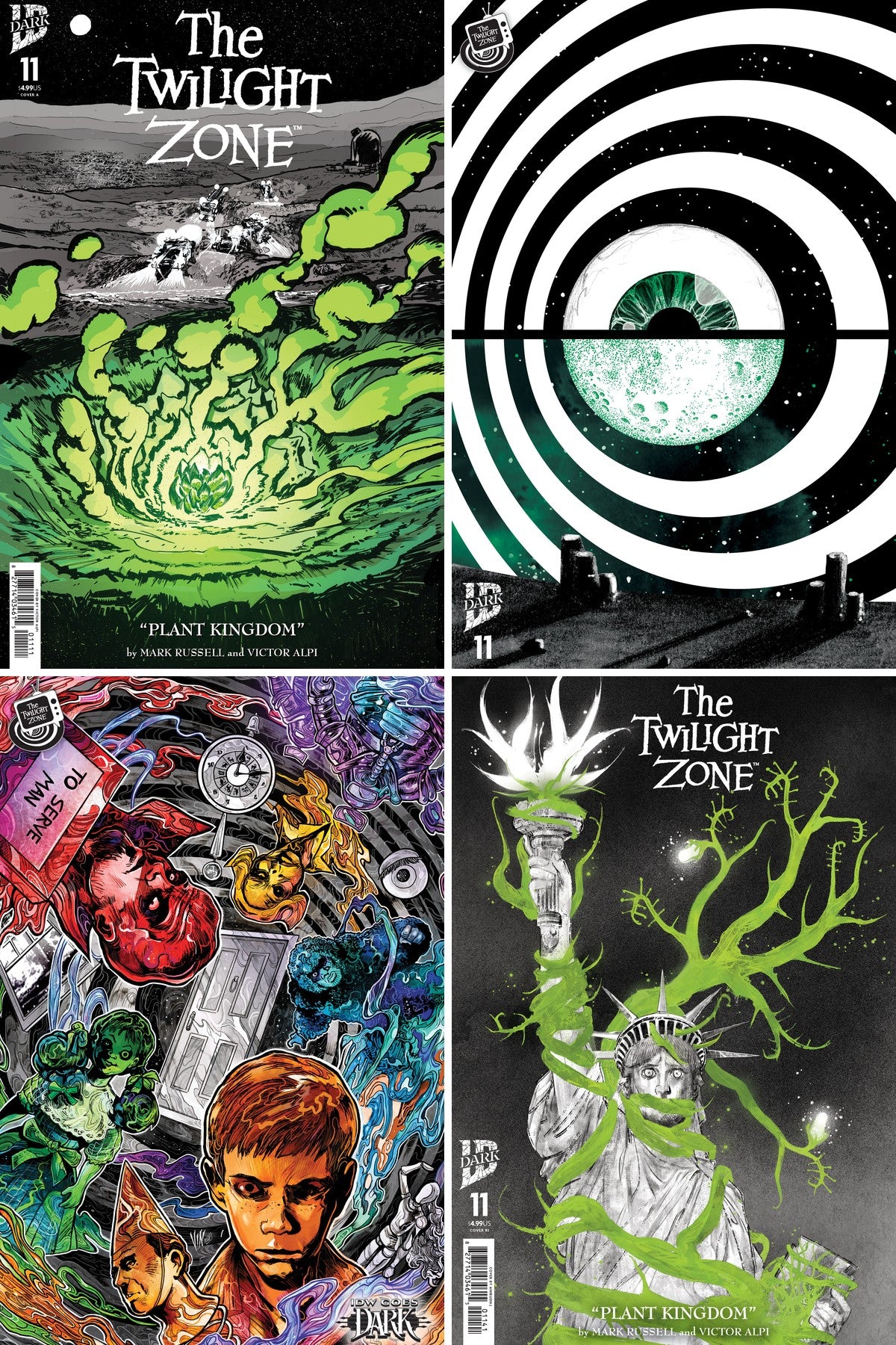 Twilight Zone #11 cover collage