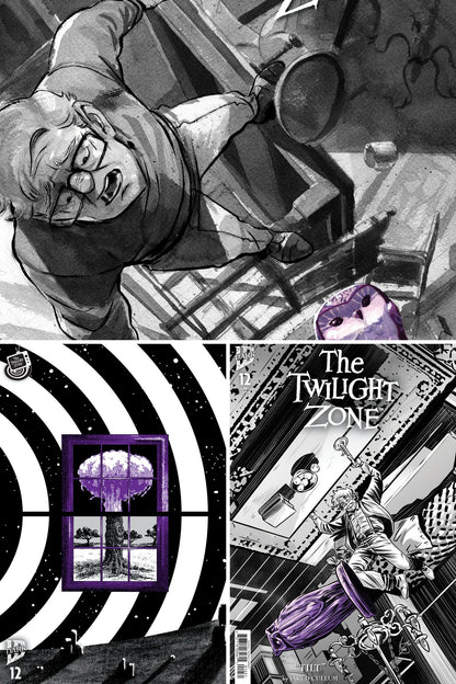 Twilight Zone #12 cover collage