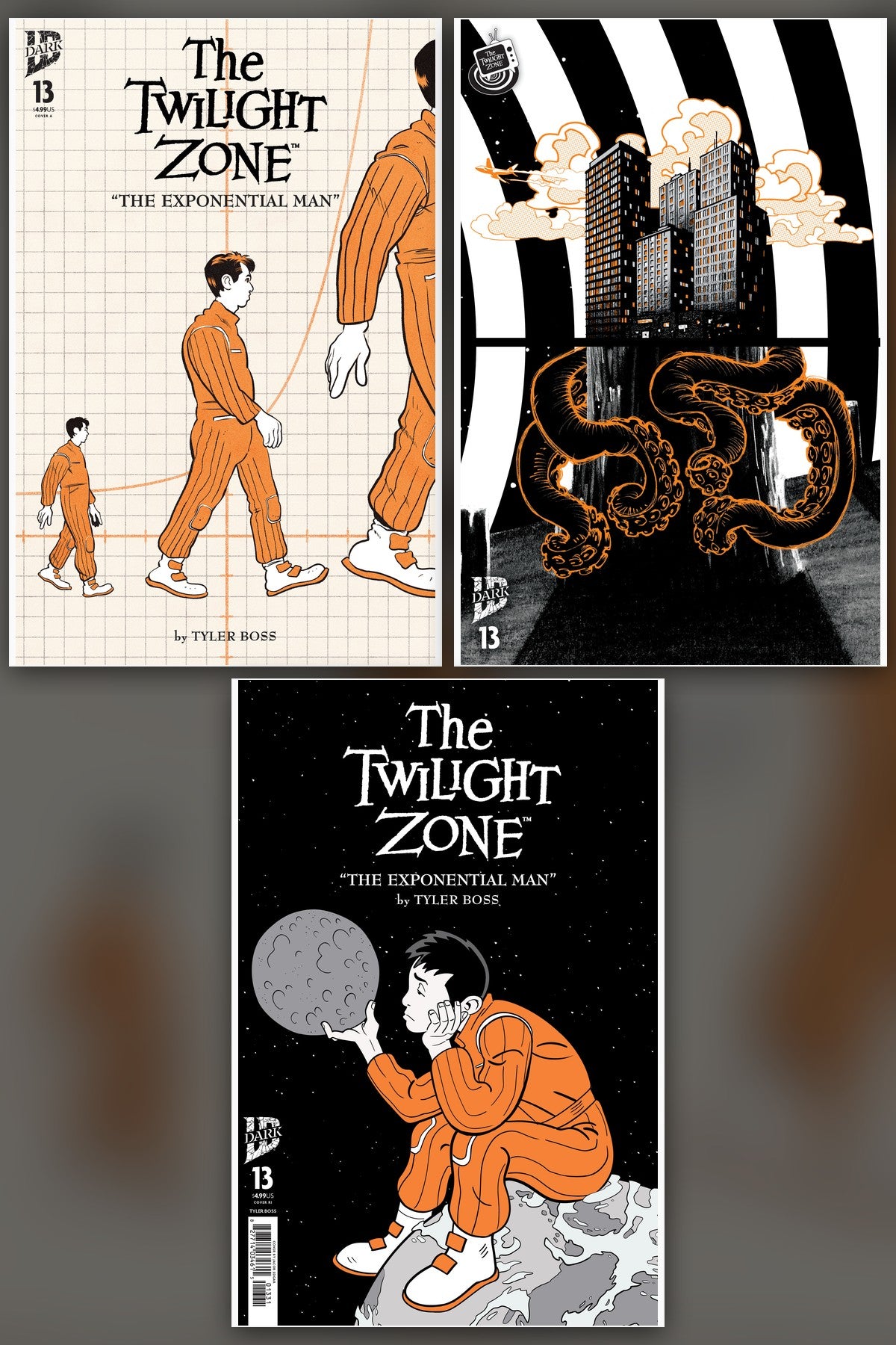 Twilight Zone #13 cover collage