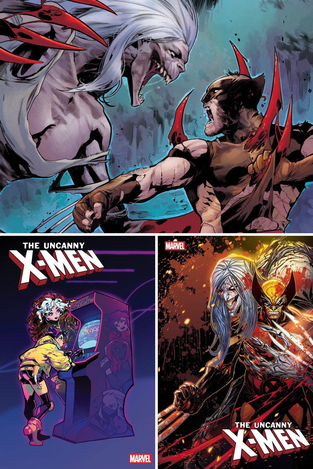UNCANNY X-MEN #37 cover collage