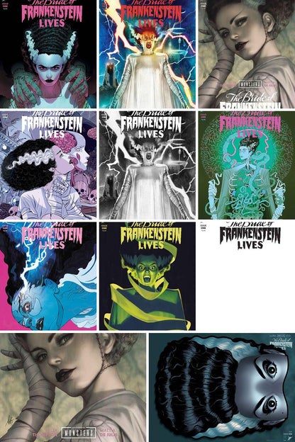 Universal Monsters Bride Of Frankenstein Lives #1 (Of 4) cover collage